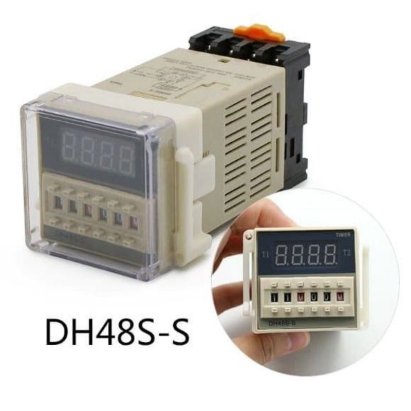 Digital Timer Relay Cycle DH48S-S AC 220V Mesin Penetas Telor