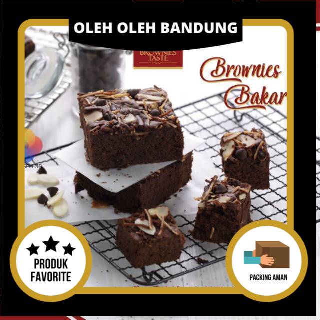 

Brownies Bakar Amanda - Bolu Oleh Oleh Kue Bandung