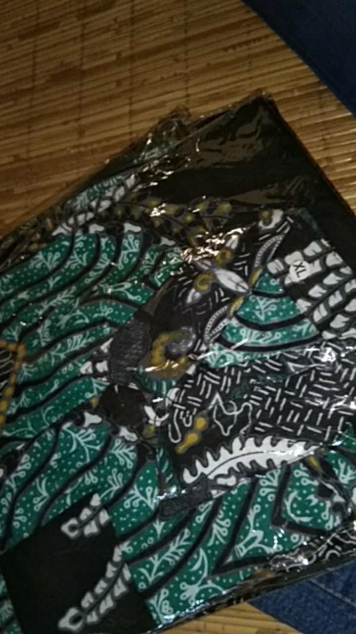 Batik Couple Keluarga Sania Ruffle Ori Ndoro Jowi Dnt Madu