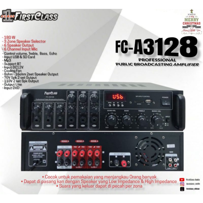 AMPLI TOA MASJID/MUSHOLA AMPLI FIRSTCLASS FC A3128 ORIGINAL