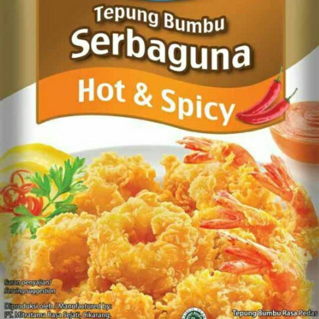 

Tepung bumbu serbaguna Hot dan spicy
