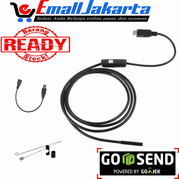 Kamera Endoscope Android 7mm 4cm Focal Distance 720P Kabel 5M IP67 Waterproof