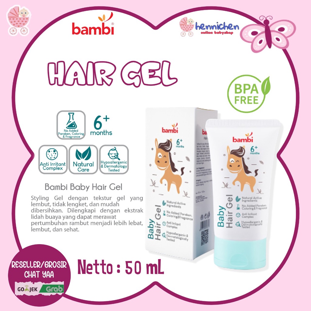 Bambi Baby Hair Gel ( Tube )