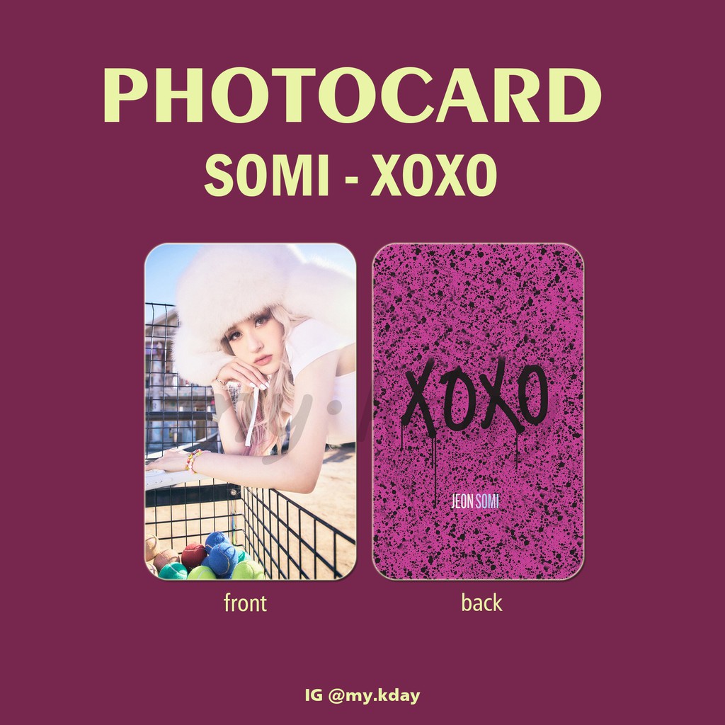 PC-0696, Unofficial Photocard Somi XOXO 2 sisi
