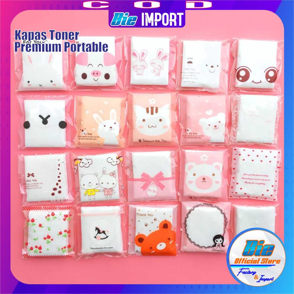 Kapas Toner Portable isi 25 Lembar Premium Impor Best Seller