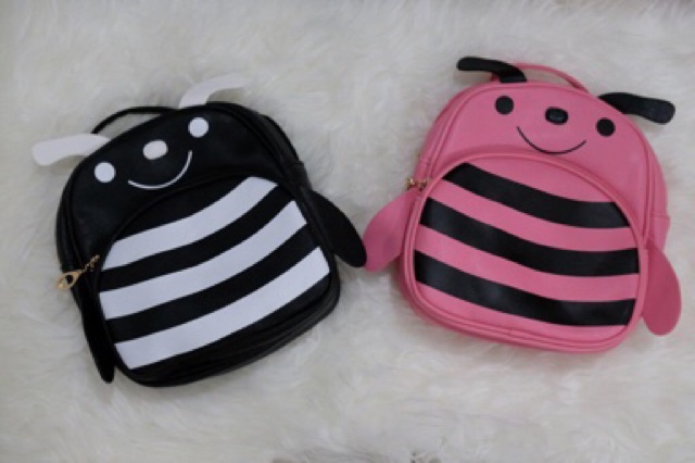 Tas ransel anak kulit import bee