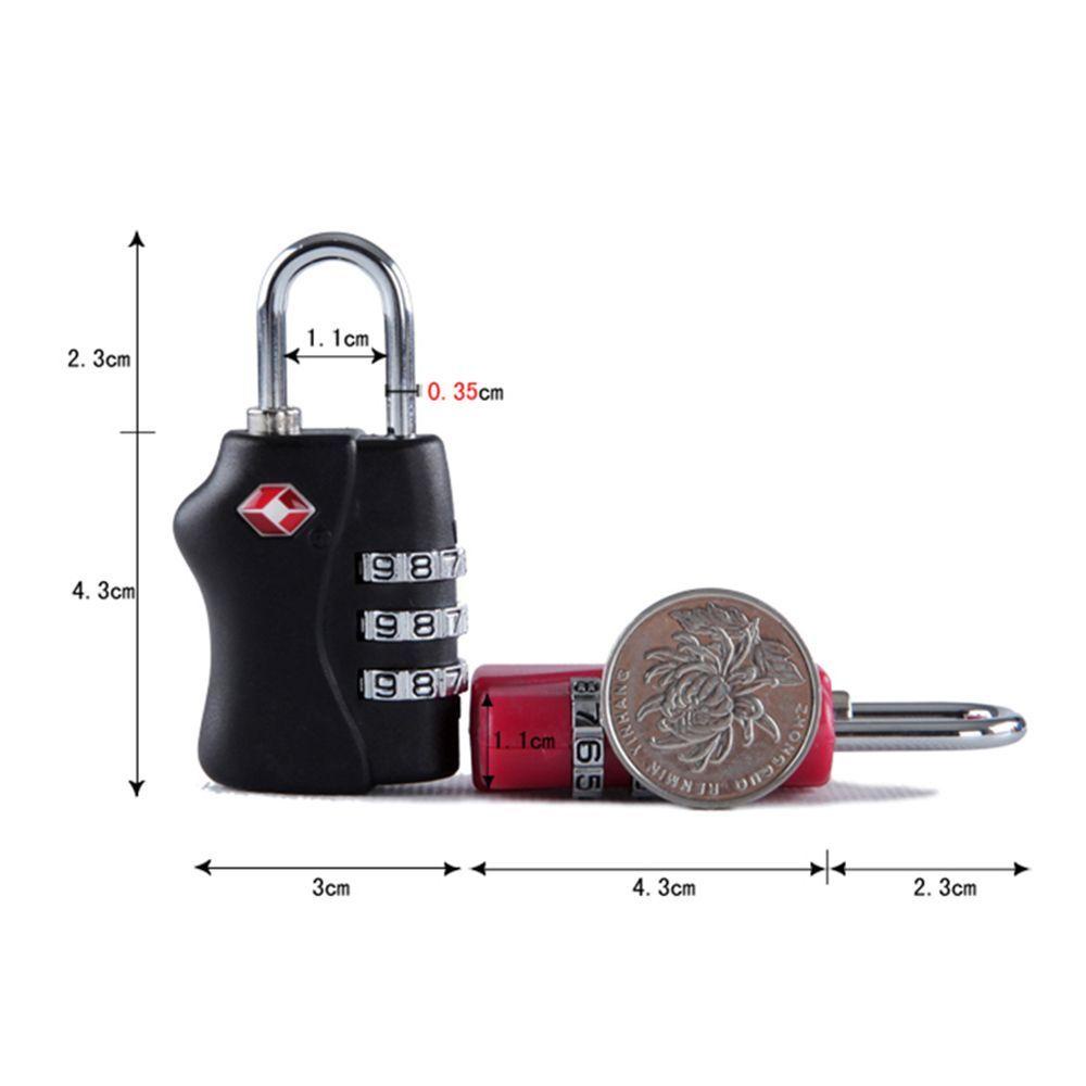 Wonder TSA Customs Lock High Security Gembok Kecil Kabel Kunci Koper Smart Combination Lock