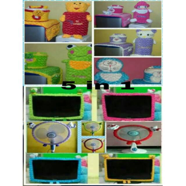 5 in 1 Gkm tv kipas ( galon kulkas megicom tv kipas )