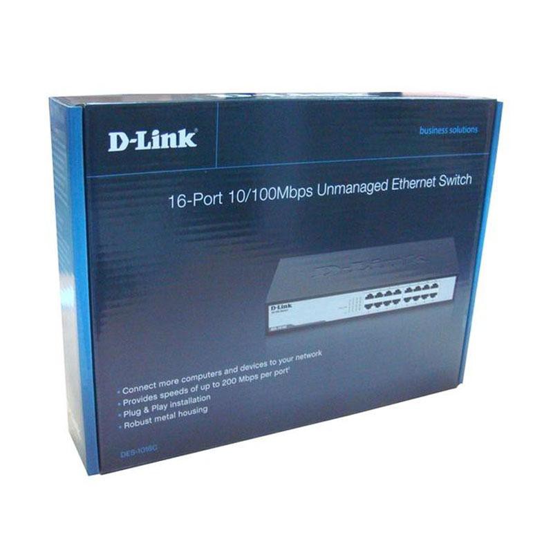 SWITCH HUB D-LINK DGS-1016C METAL