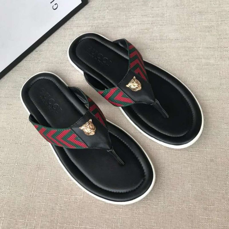 sandal gucci flat selop slide cowok sendal pria mirror slippers