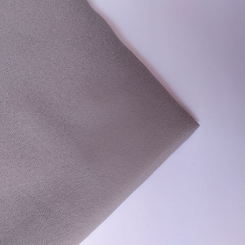 PASMINA 2 in 1 INER / PASHMINA + INNER /  PASHMINA / PASHMINA CERUTY (dijahit dengan innernya)-Sliver