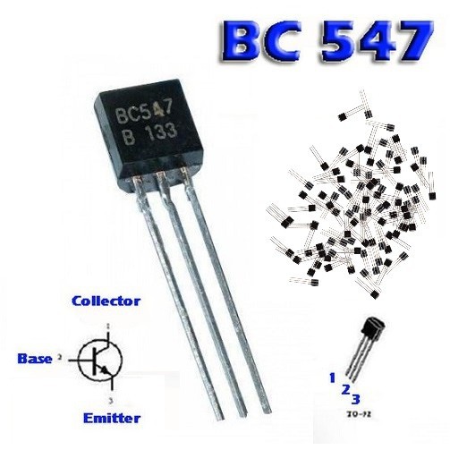 x10 Transistor BC546 / BC547 / BC549 BC 546 / BC 547 BC 549 Amplifier NPN TO-92 isi 10