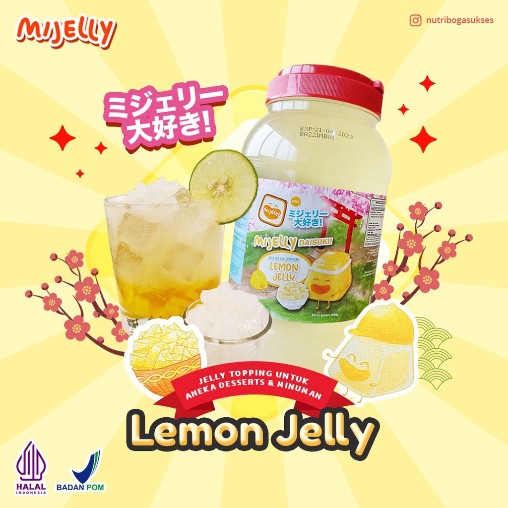 2 kg MIJELLY Lemon Jelly (topping minuman)