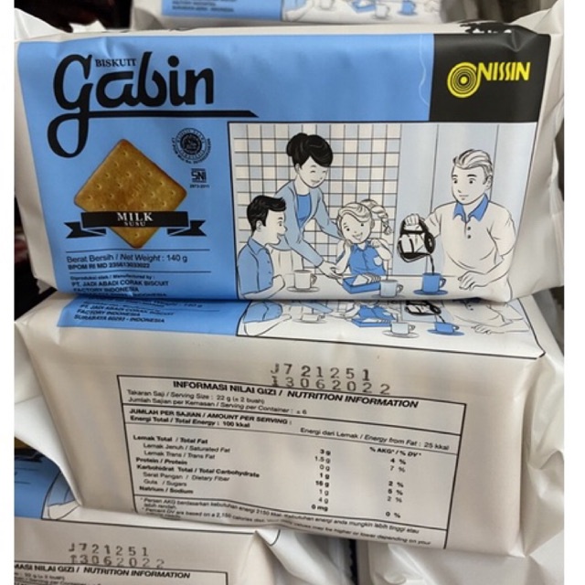 

Nissin Gabin Milk 140gr