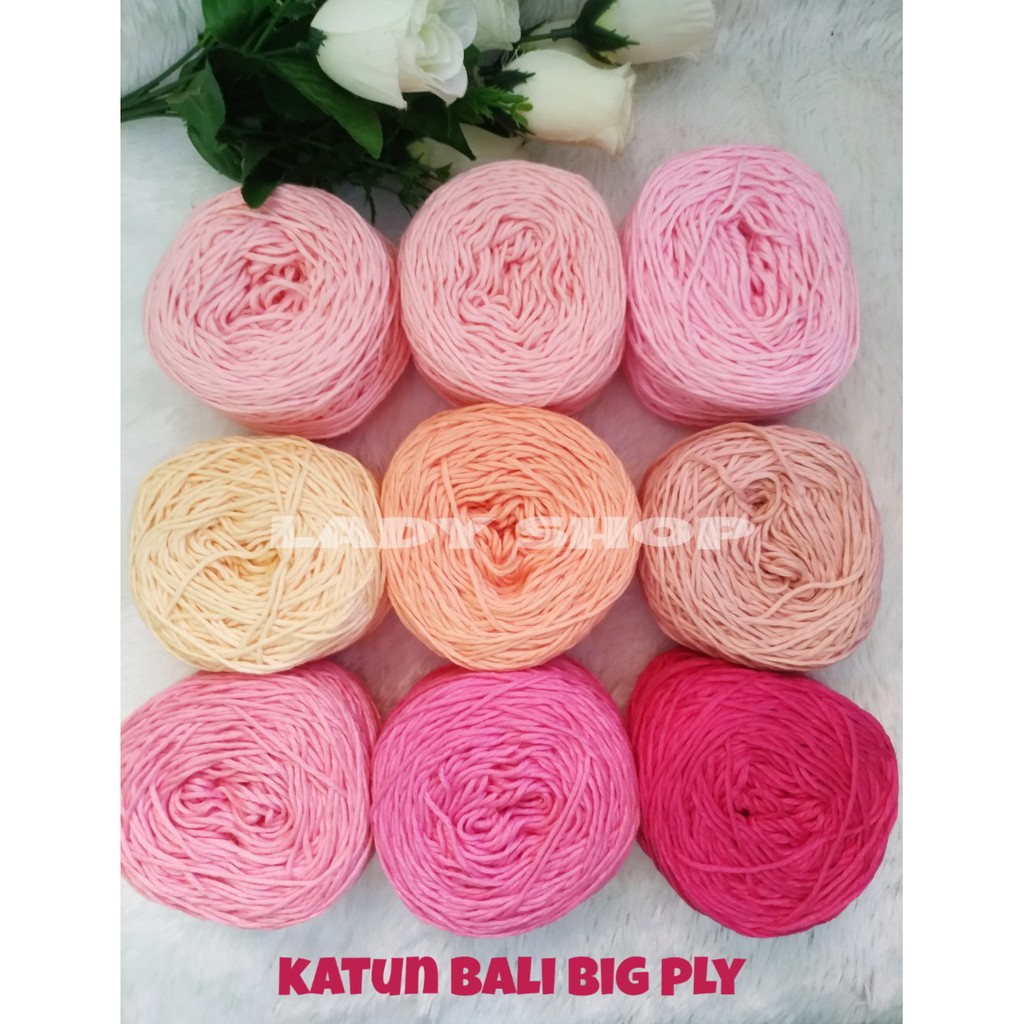 ( VAR - 2 ) Benang Rajut Katun Bali Big Ply ( KBB )