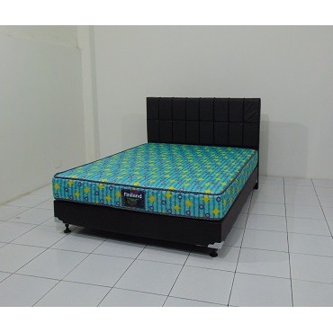 Terlaris Spring Bed Finiland Mild 180 x 200 HB Domino Full Set - Jabodetabek Only