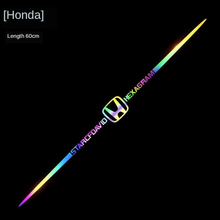 Stiker Laser Warna-Warni Untuk Dekorasi Mobil Honda C70 / Vezel / Stream / Fit / Freed / Civic / Crv / Jazz