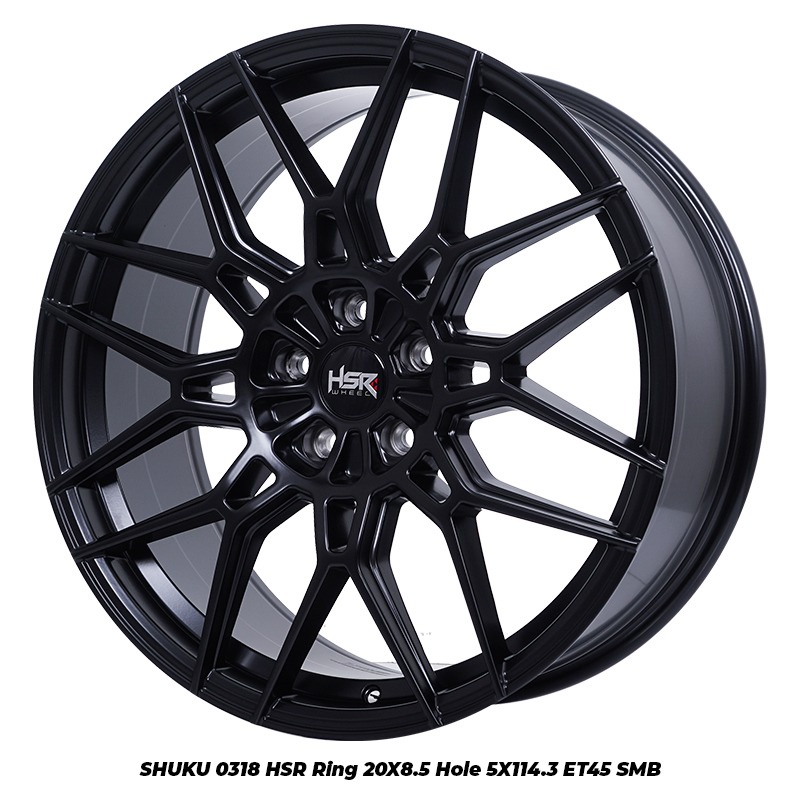 Velg Mobil HSR SHUKU 0318 Ring 20 Pelek Racing CRV Almaz Rush Terios Vellfire