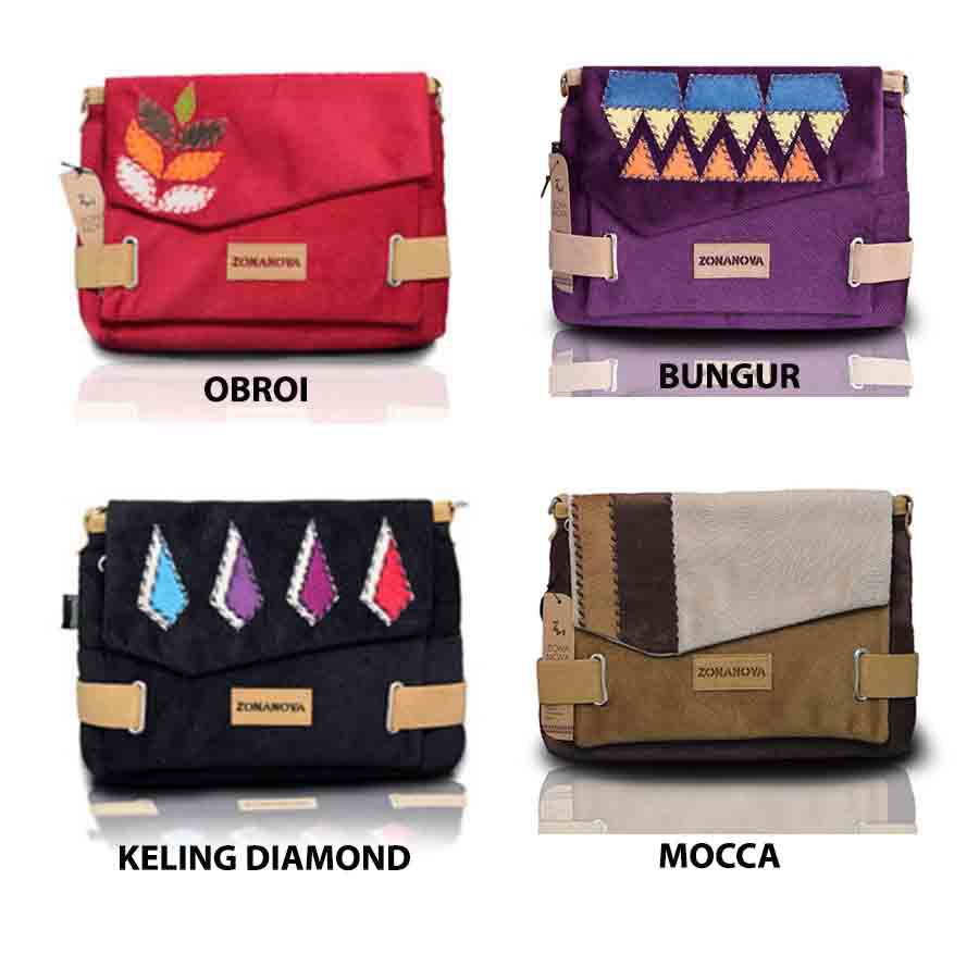 Tas Selempang wanita ORI ASLI Serbaguna Gadget HP Tab Organizer Zonanova