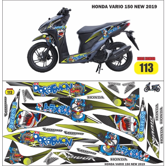 striping vario 150 new 2019 kartun / decal vario 150 new 2019 kartun / variasi vario 150 new 2019 ka