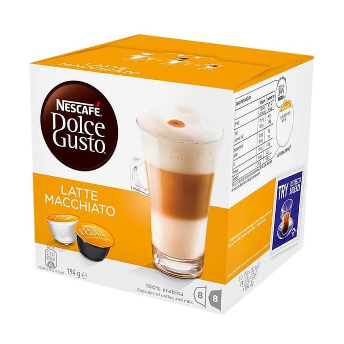 

original Nescafe Dolce Gusto Latte Macchiato Capsule garansi