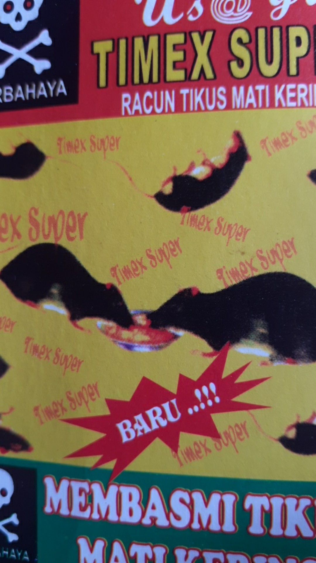 Racun Tikus Super Timex Kering No Bau - Prd 701