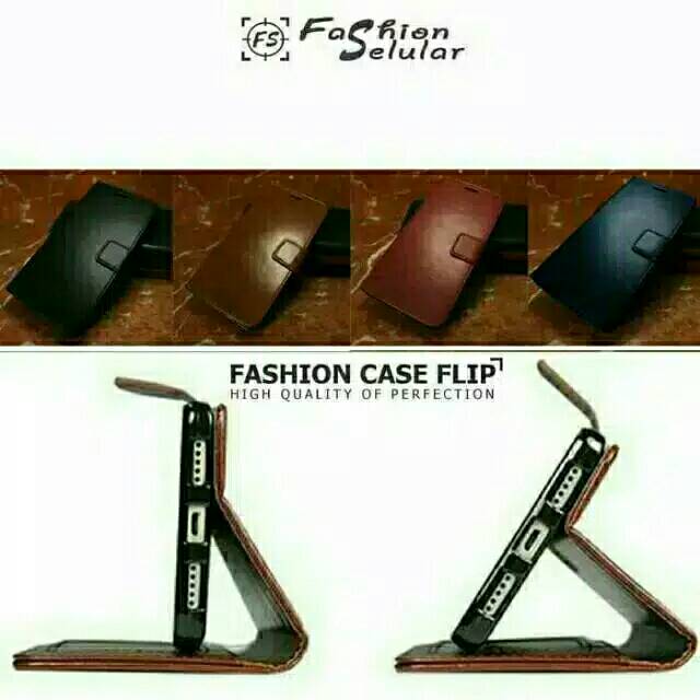 Terbaru!!! Leather case kulit flipcover casing sarung fs vivo  Y19