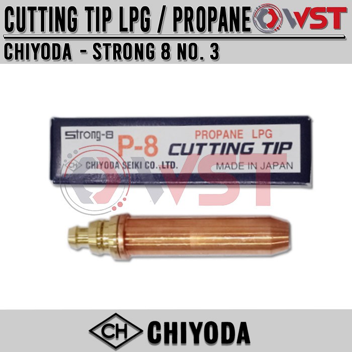 

Chiyoda Cutting Tip LPG Strong 8 No. 3