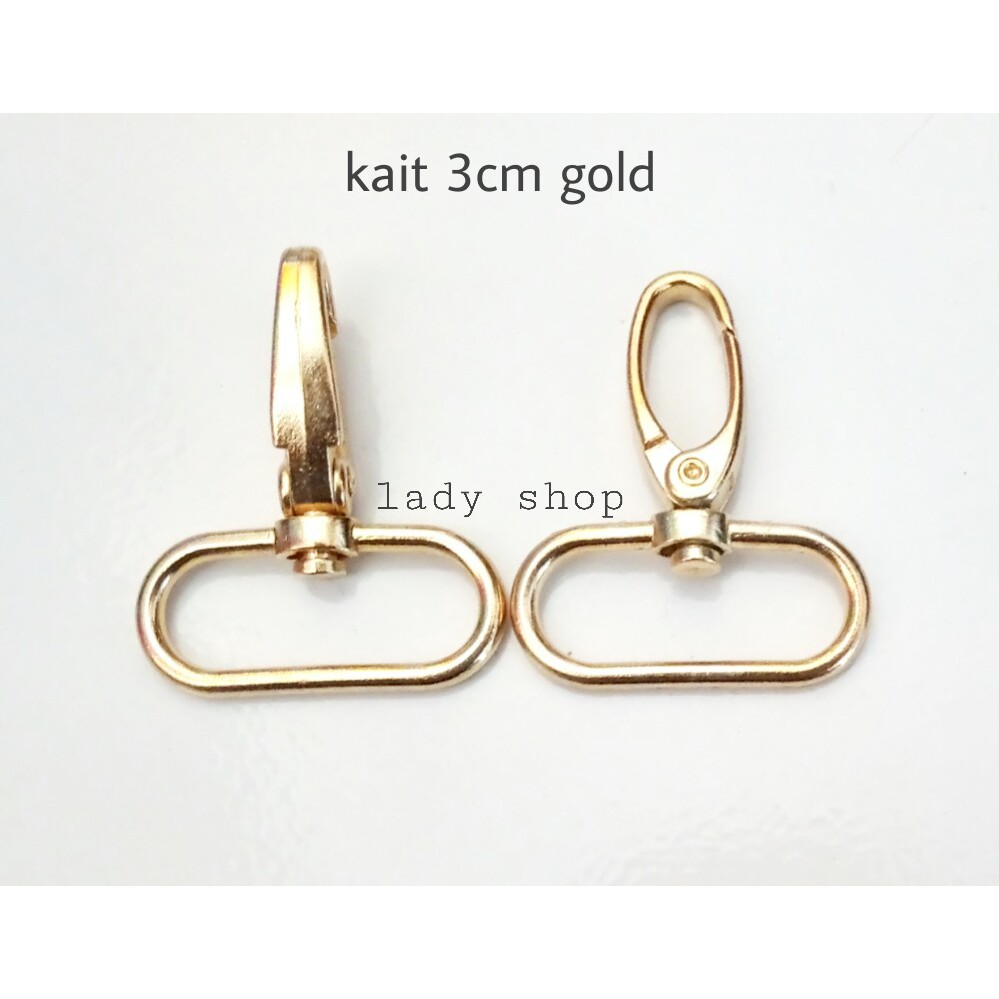 Accessories Tas Kait Tas 3 Cm Gold