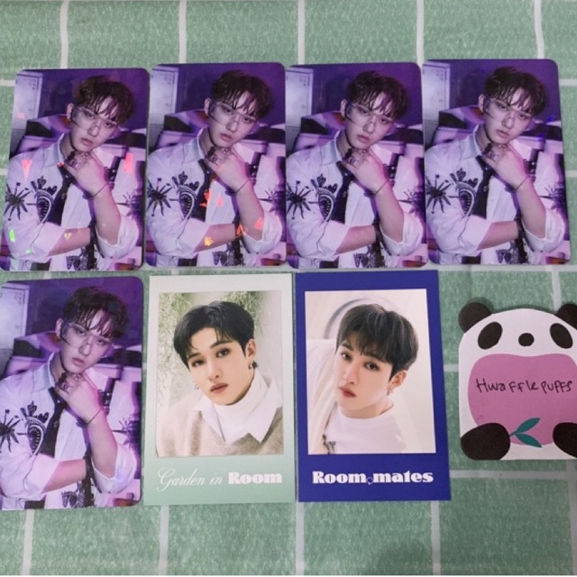 stray kids skz photocard pc cevel christmas evel glitter a b ver album changbin pola polaroid sg22 b