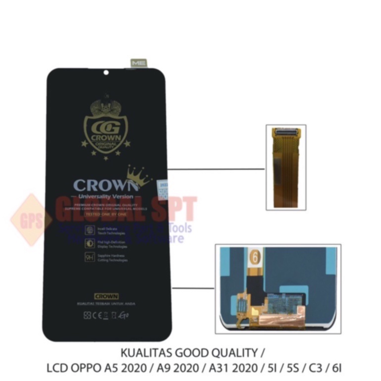 LCD TOUCHSCREEN OPPO A5 2020 / A9 2020 / A31 2020 / 5I / 5S / C3 / 6I