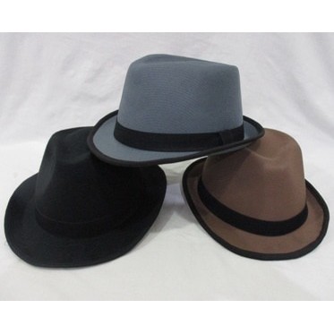 Topi Fedora Panama Warna/Topi Floppy Pantai Hat Dewasa/Topi Summer