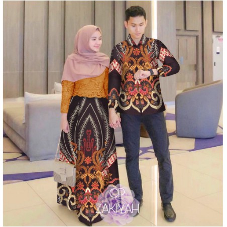 BAJU COUPLE TERBARU LEBARAN 2021 MODEL BAJU PESTA WANITA KEKINIAN KONDANGAN REMAJA COUPLE KARTIKA