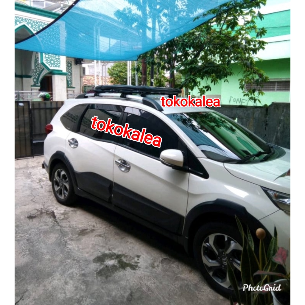 Jual Paket Rak Bagasi Atas Mobil Oval Crossbar Jepit Roof Rel Forac