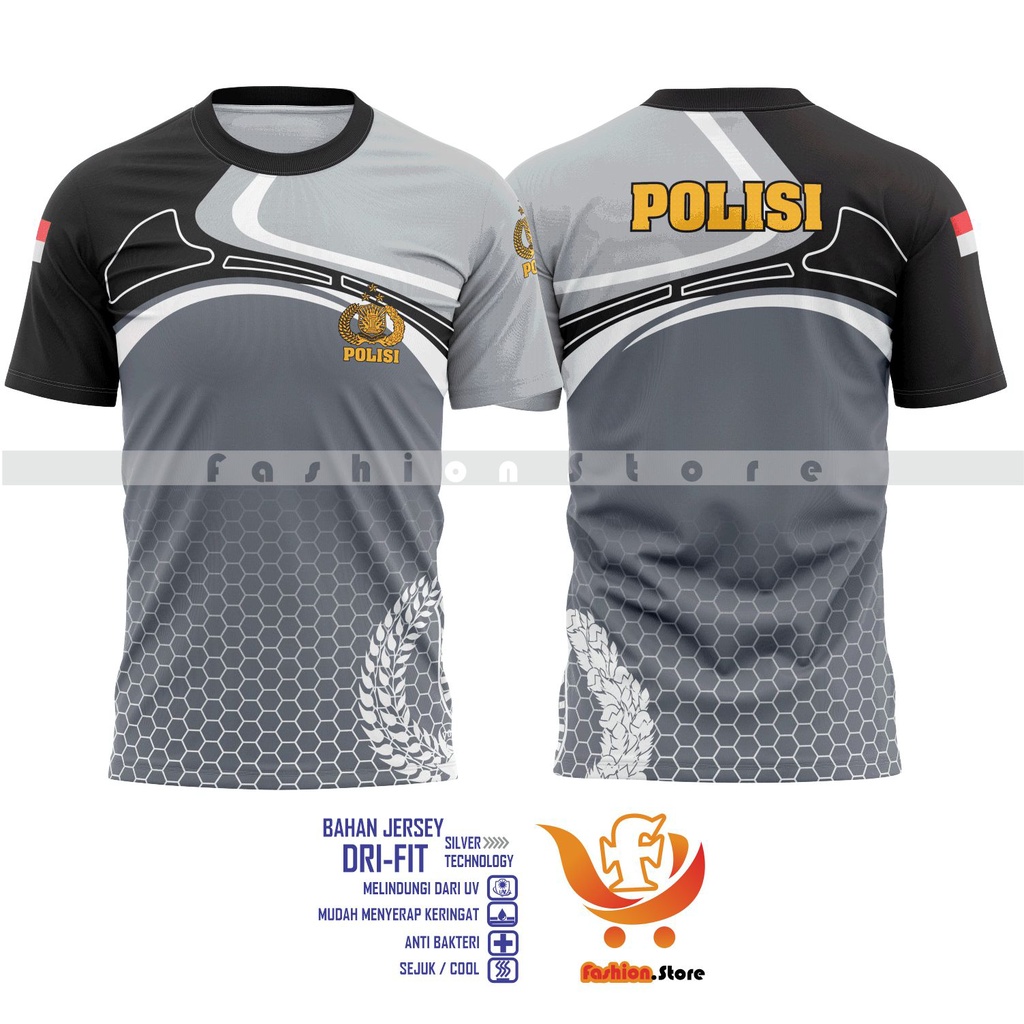 KAOS DINAS POLISI KAOS JERSEY POLISI BARU KAOS DRYFIT DINAS POLISI