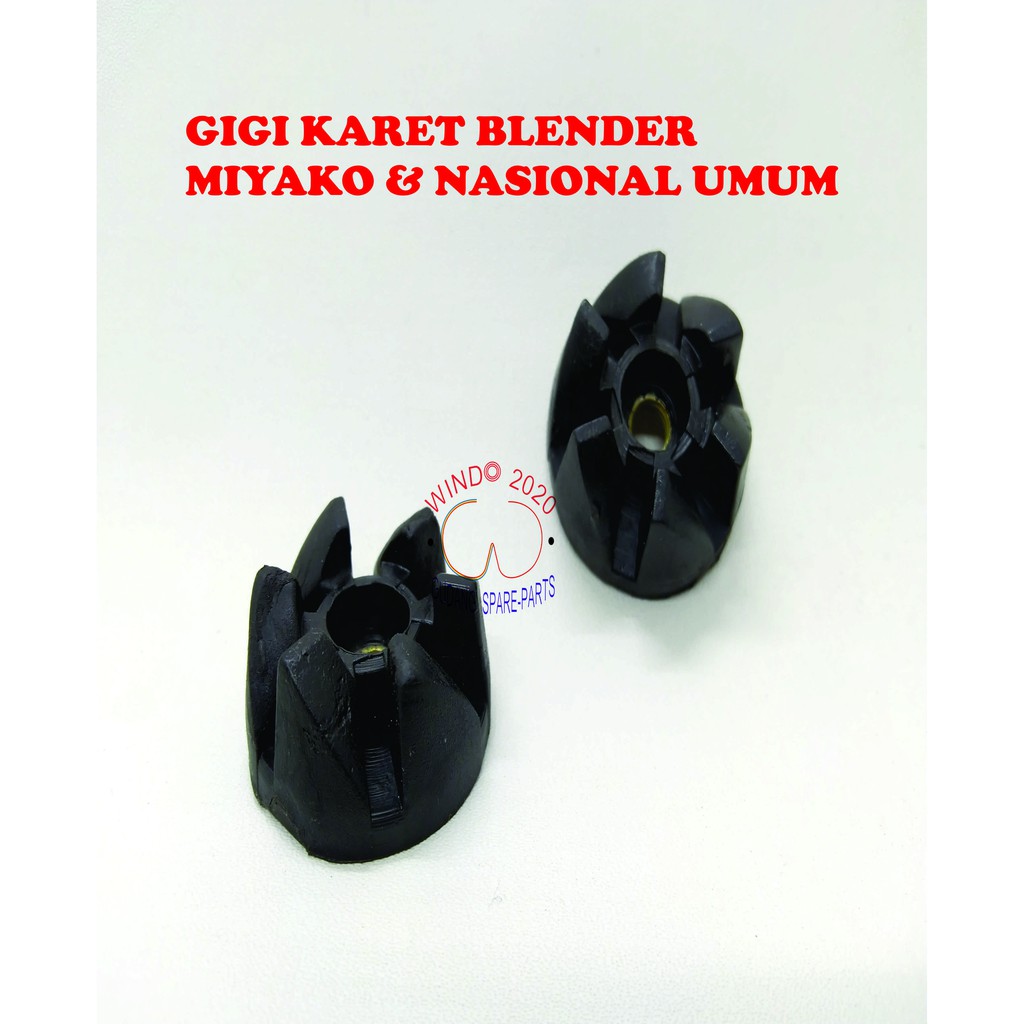 GIGI KARET BLENDER MIYAKO &amp; NASIONAL |  GEAR BLANDER | GIGI KARET PISAU BALNDER | APER PLAT