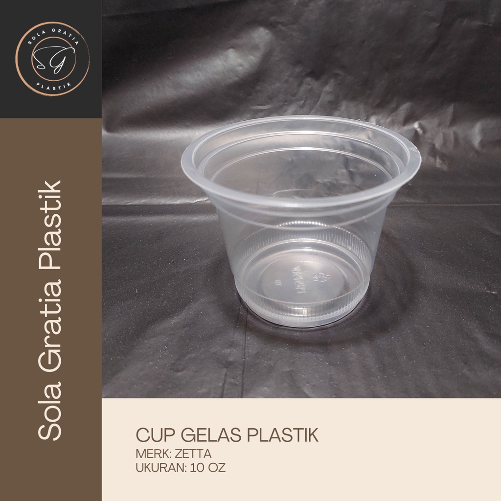 Cup Gelas Plastik Puspan Zetta 10 oz