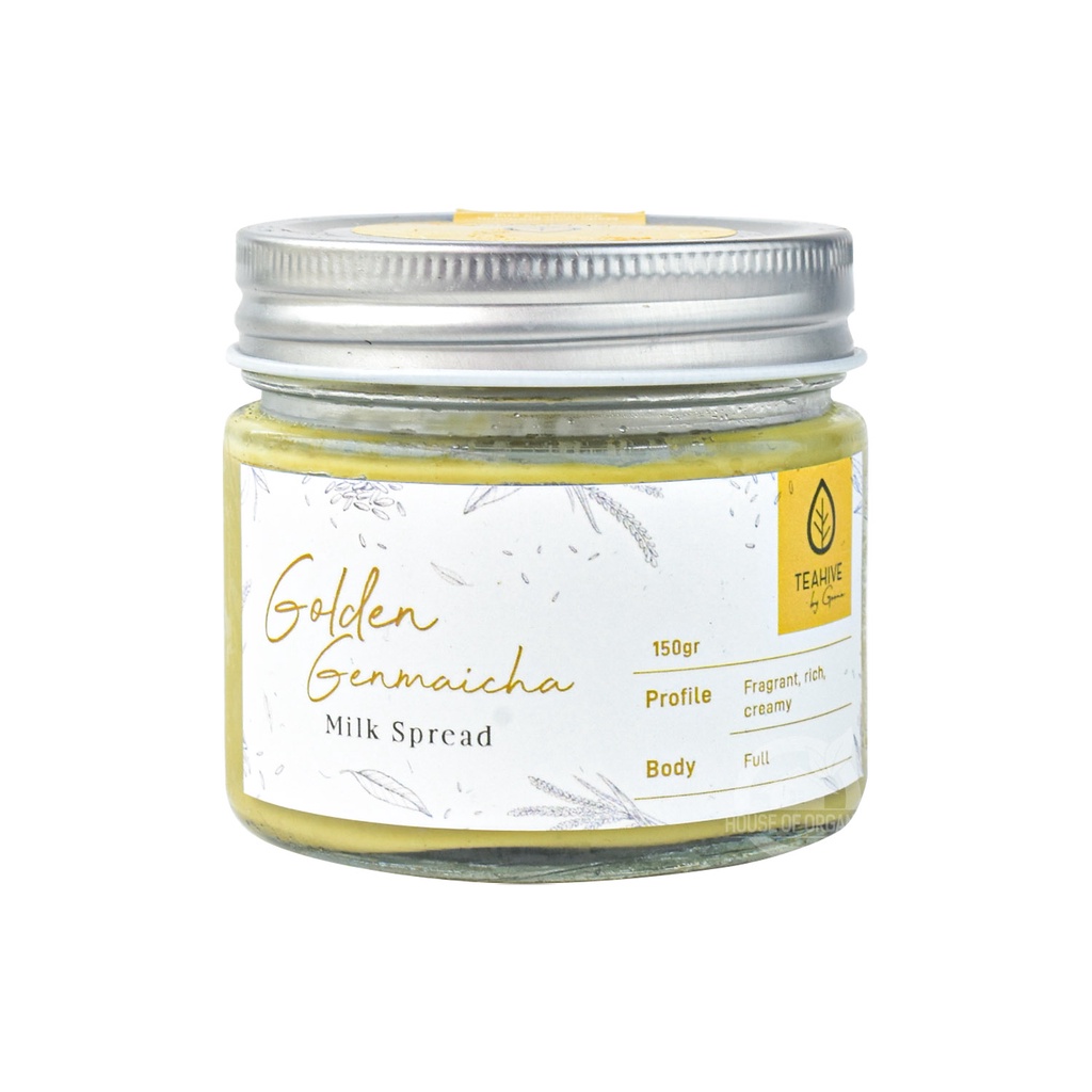 Teahive Golden Genmaicha Milk Spread 150 Gr