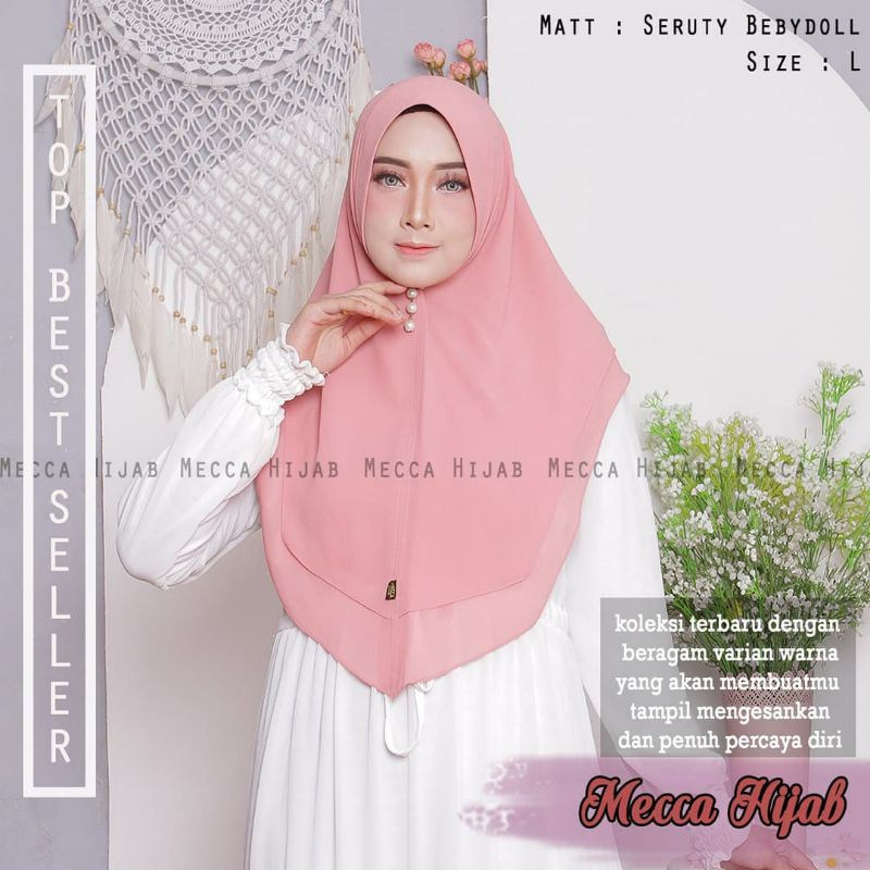 Hijab Khimar L Lancip Instan Jilbab Instant