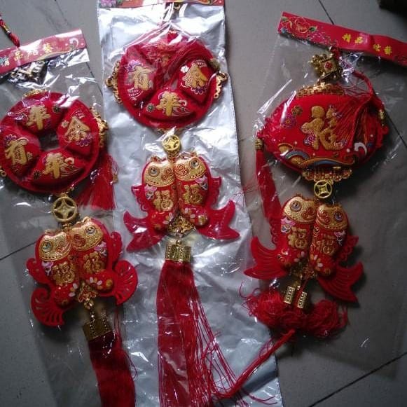 laristerus79 Gantungan ornamesn imlek 2022 imlek macan dekorasi imlek lentera imlek lampion imlek