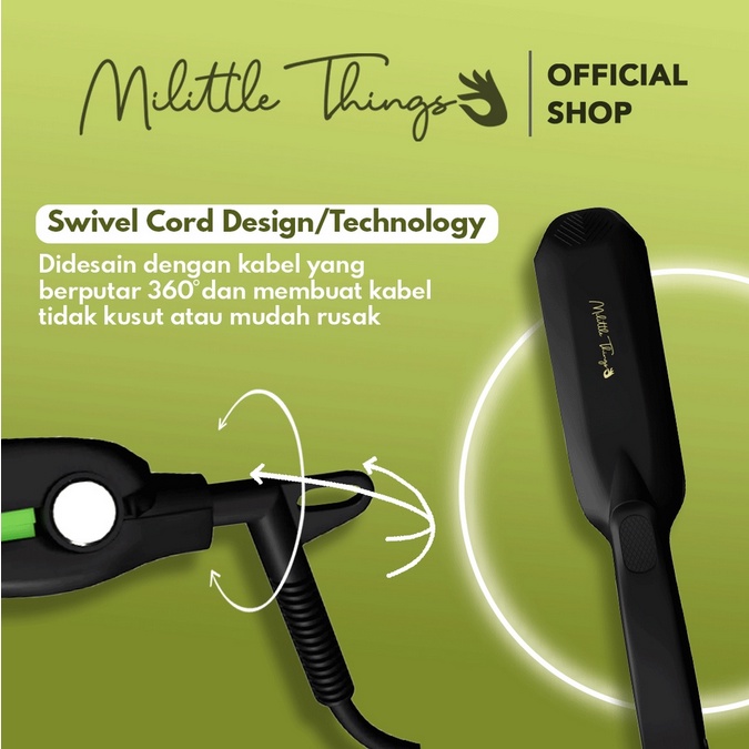 ❤ jselectiv ❤ MILITTLE THINGS MLT 102 Hair Straightener Smooth - Catokan Pelurus Rambut