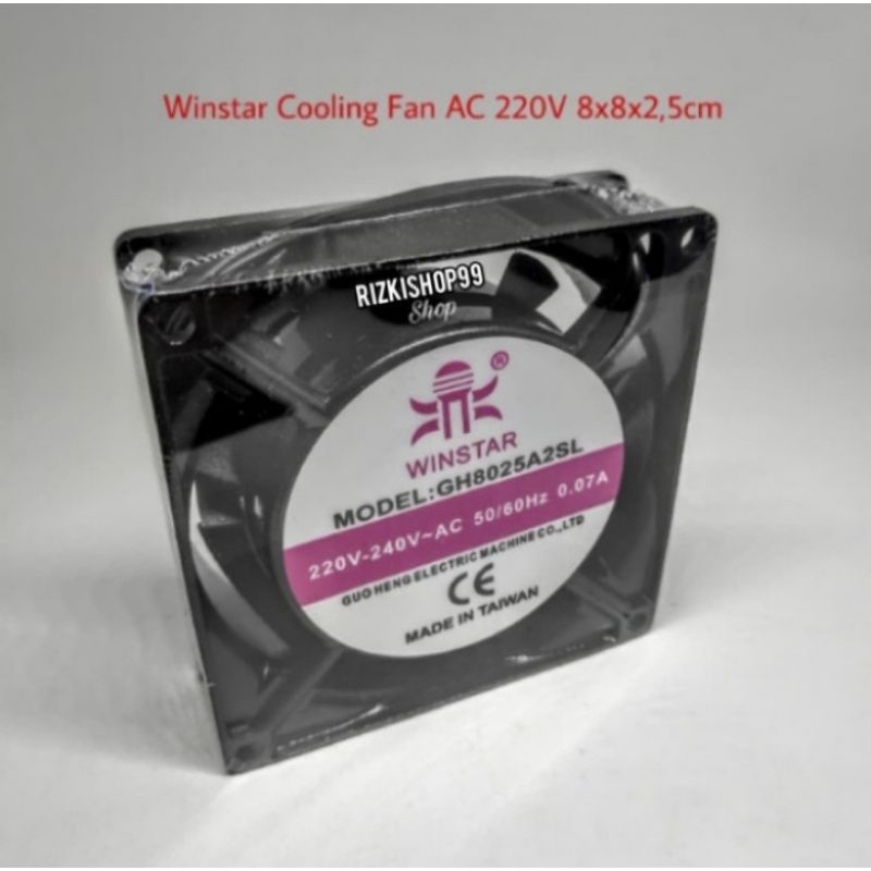 Cooling fan ac Winstar 8cm x 8cm AC 229v