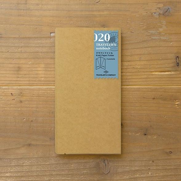 

BAYAR DITEMPAT Midori Traveler's Notebook Regular Size Accessory 020 - Kraft File BOOM SALE Kode 1080