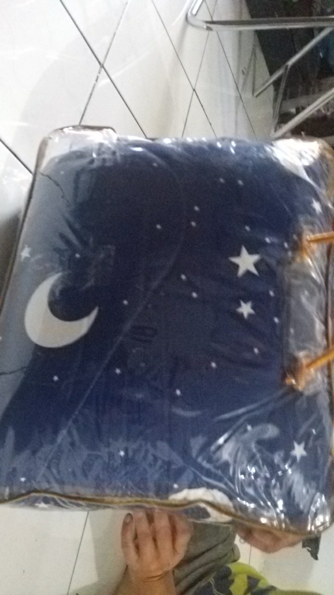 Ww Bed Cover Diva Linen - Tinggi 30cm - Good Night - 120x200 (single)