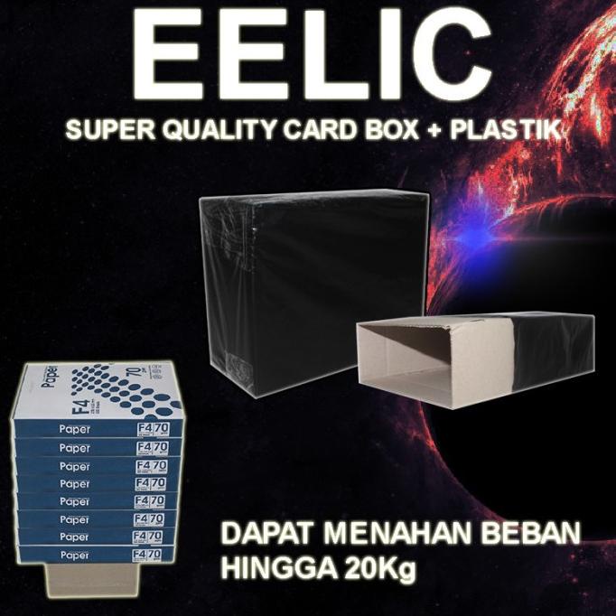 

] EELIC BOX-KARPLAS -M 10 PCS Kardus Box Polos Packing Plus Plastik