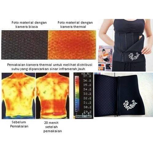 4 Step Shape Korset Pelangsing Tubuh Slimming Belt