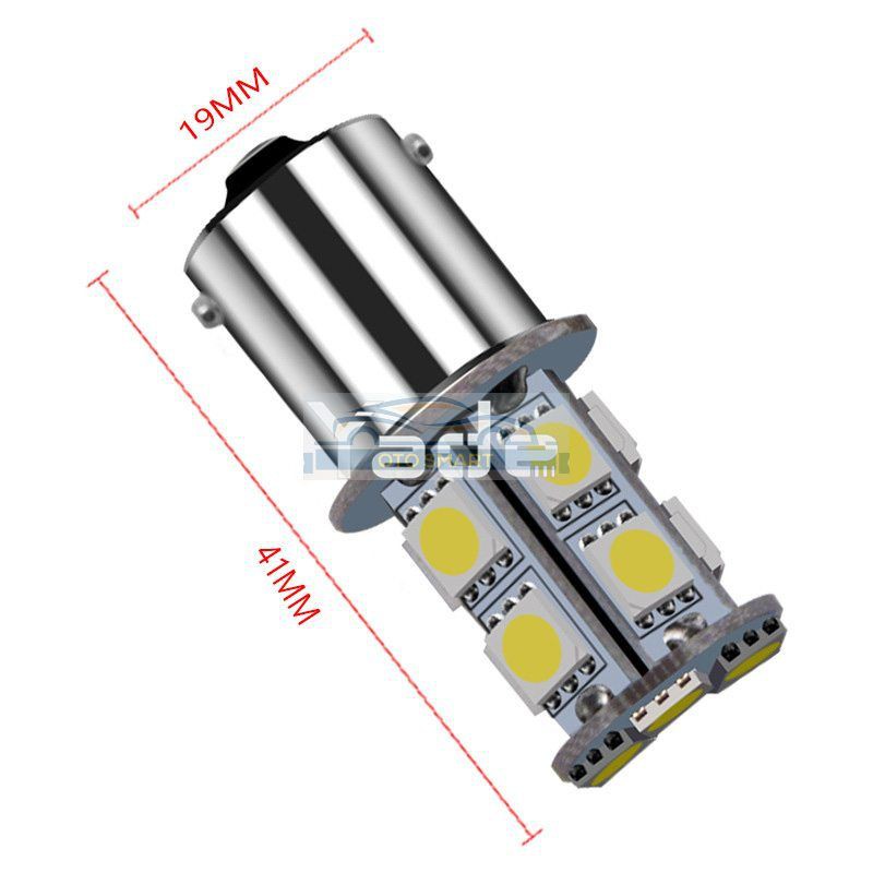 Lampu Led Mundur  1156 Kaki 1 Bayonet 13 &amp; 18 Titik Led Smd