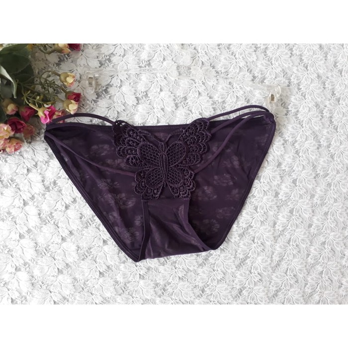 CD.915Y.SO2 - CELANA DALAM KUPU KUPU MINI SEXY - Ungu