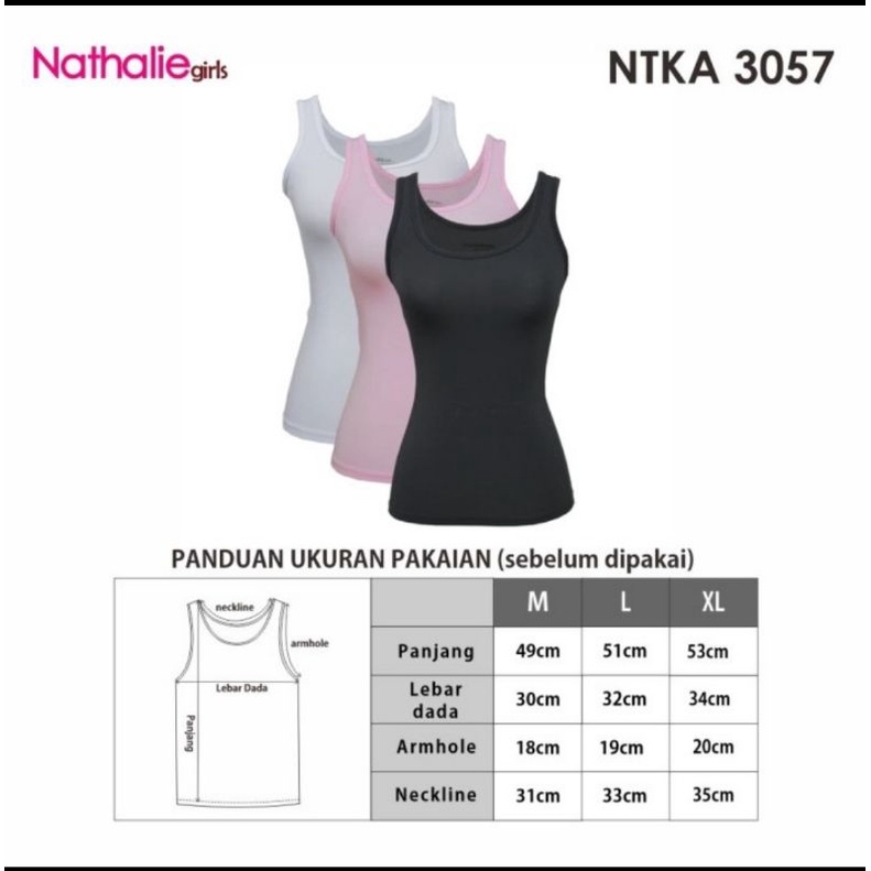 Singlet Tank top anak wanita Nathalie NTKA 3057 pakaian dalam anak