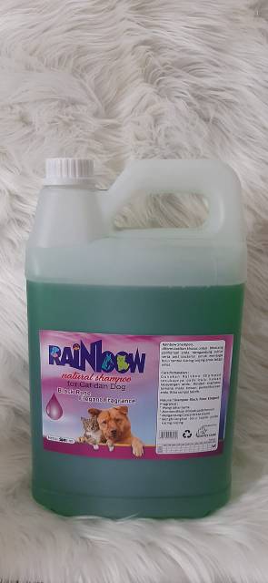 RAINBOW NATURAL SHAMPO 5 liter untuk anjing dan kucing